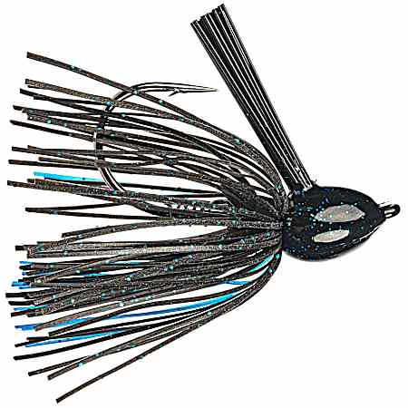 Hack Attack Fluoro Flippin' Jig - Black/Blue