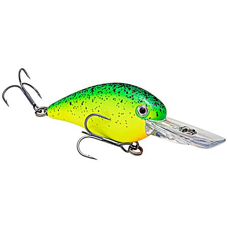 Chartreuse Blue Black Splatterback KVD 1.5 Square Bill Crankbait