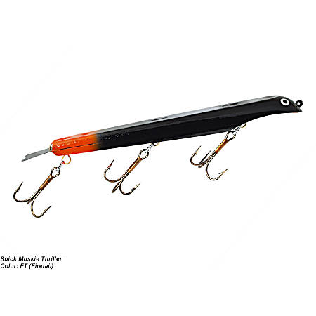 Firetail Weighted Thriller Musky Bait