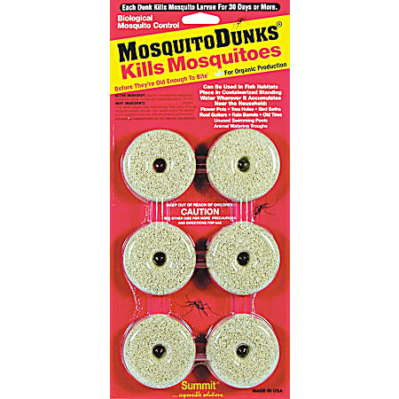 Mosquito Dunks Biological Mosquito Control - 6 Pk
