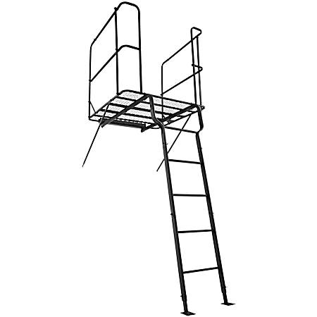 Shadow Hunter Black Adjustable Hunting Blind Ladder Platform