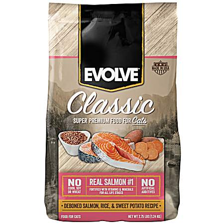 Classic All Lifestages Salmon, Rice & Sweet Potato Recipe Dry Cat Food