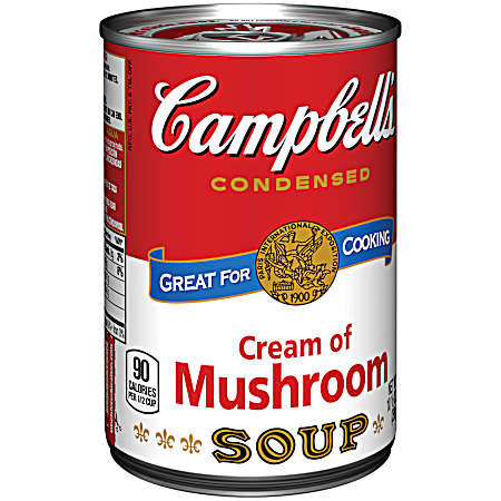 Condensed Cream of Mushroom Soup 10.5 Oz.