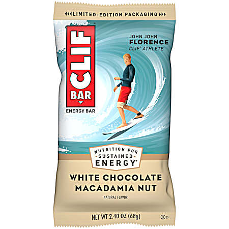 2.4 oz White Chocolate Macadamia Nut Energy Bar