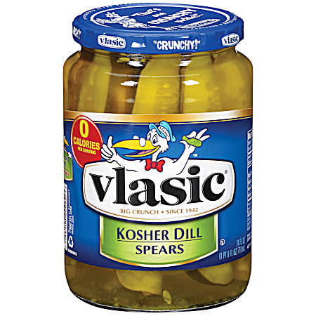 24 oz Kosher Dill Pickle Spears