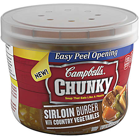 15.25 oz Sirloin Burger w/ Country Vegetables