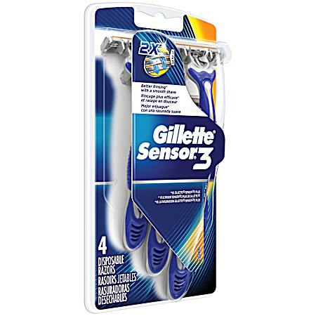 Sensor3 Razors - 4 pk
