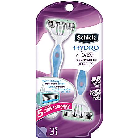 Hydro Silk Razor - 3 pk