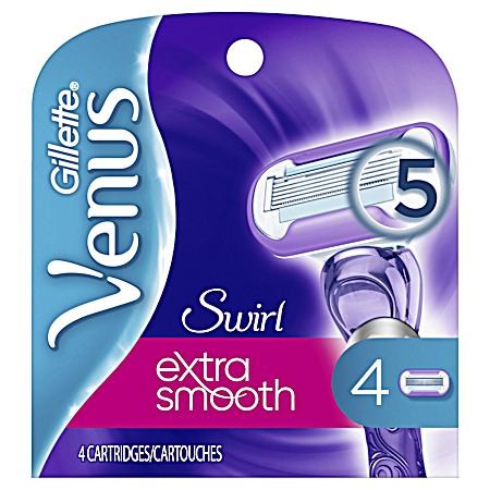 Venus Swirl Extra Smooth Cartridges - 4 pk