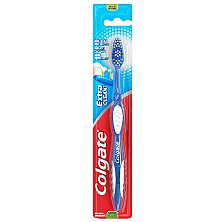 Extra Clean Medium Manual Toothbrush - Assorted