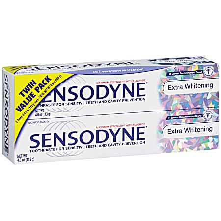 4 oz Extra Whitening Toothpaste - 2 Pk