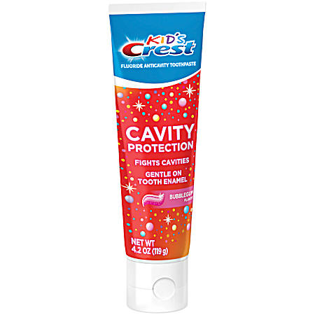 Kid's Cavity Protection 4.2 oz Bubblegum Flavor Toothpaste