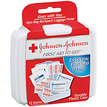 Mini First Aid Kit To Go - 12 ct