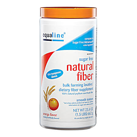 Natural Fiber 23.4 oz Sugar-Free Orange Dietary Fiber Supplement