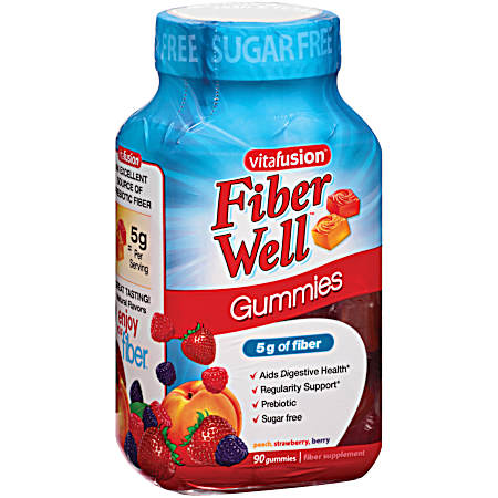 Fiber Well Gummy Vitamins - 90 ct