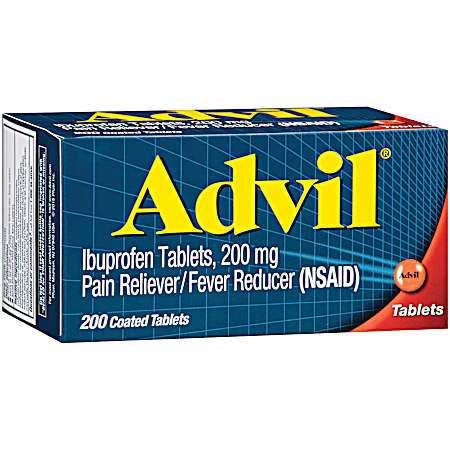 200 mg Ibuprofen Pain Reliever/Fever Reducer Tablets 200 Ct
