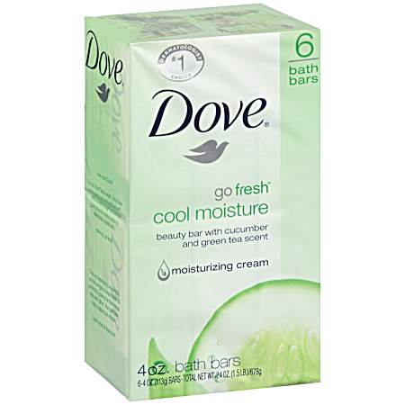 24 oz Go Fresh Cool Moisture Beauty Bar - 6 pk