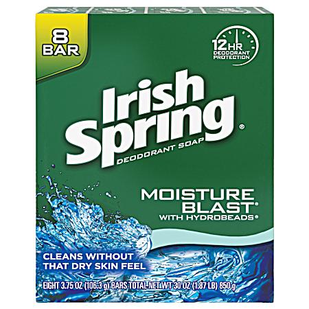Moisture Blast Deodorant Bar Soap - 8 ct
