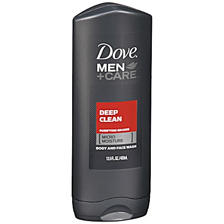 13.5 fl oz Men+Care Deep Clean Body & Face Wash