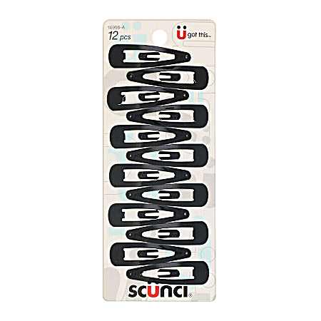Contour Barrett Hair Clips - 12 pk
