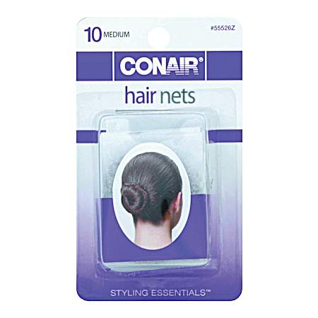 Medium Brown Hair Nets - 10 ct