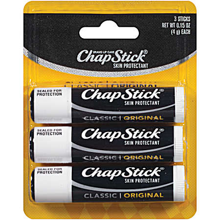 .45 oz Classic Original Lip Balm - 3 pk