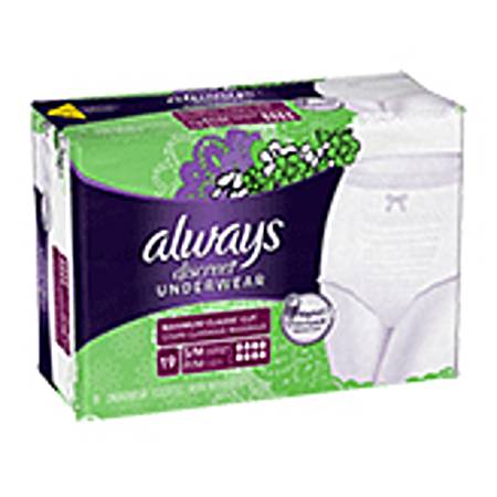 Discreet Maximum Classic Cut S/M Underwear - 12 Ct