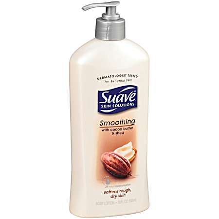 Skin Solutions 18 oz Cocoa Butter & Shea Smoothing Body Lotion