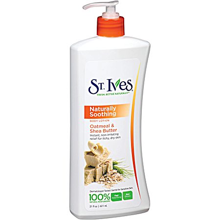 21 oz Naturally Soothing Oatmeal & Shea Butter Body Lotion