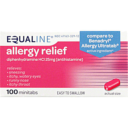 Allergy Relief Minitabs - 100 ct