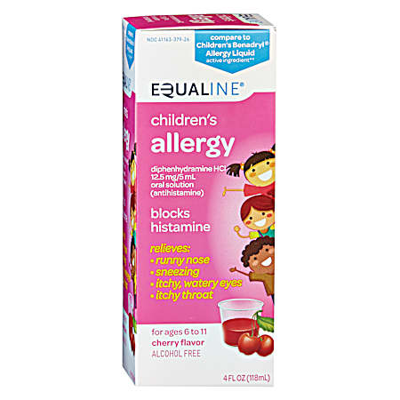 Children's 4 fl oz Cherry Allergy Relief Liquid