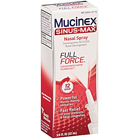 Sinus-MAX 12-Hour Full Force Nasal Spray