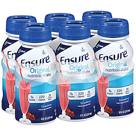 Original 8 fl oz Strawberry Nutrition Drink - 6 Pk