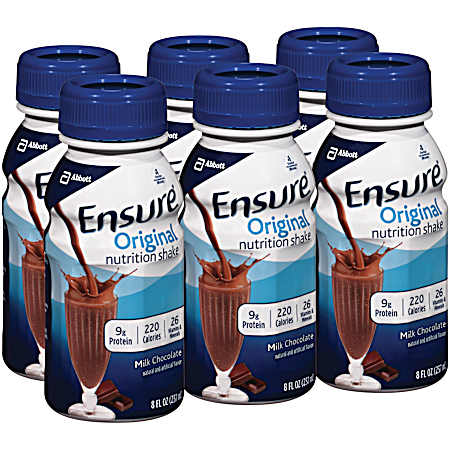 Original 8 fl oz Milk Chocolate Nutrition Drink - 6 Pk