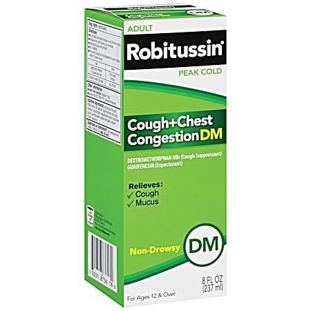 DM 8 fl oz Cough & Chest Congestion Liquid