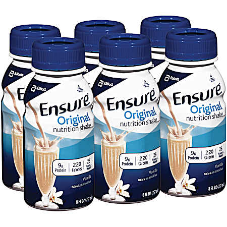 Original 8 fl oz Vanilla Nutrition Drink - 6 Pk