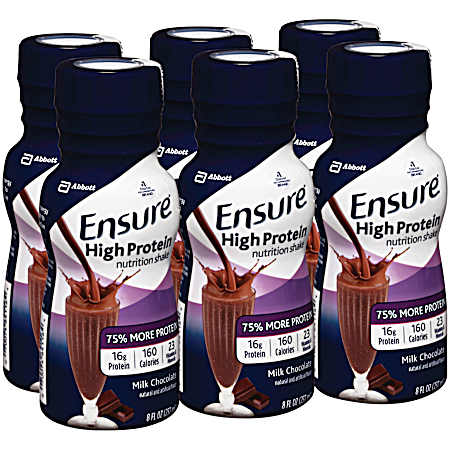High Protein 8 fl oz Milk Chocolate Nutrition Drink - 6 Pk