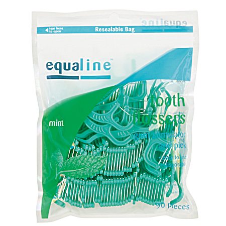 Mint Dental Floss Picks - 90 ct