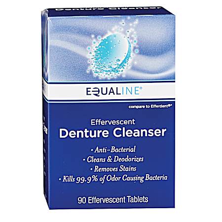 Effervescent Denture Cleanser - 90 ct