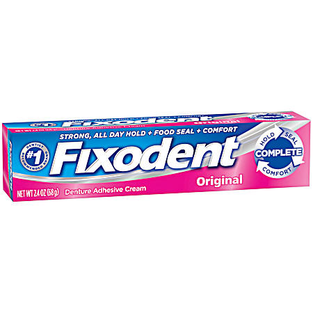 Complete Original 2.4 oz Denture Adhesive Cream