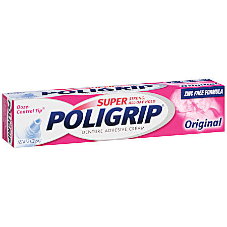 2.4 oz Super Hold Denture Adhesive Cream