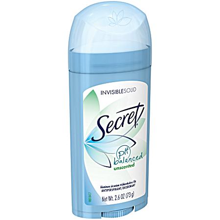 2.6 oz pH-Balanced Unscented Deodorant
