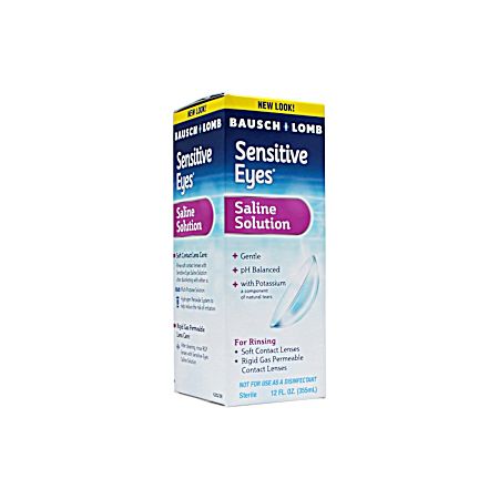12 oz Sensitive Eyes Saline Solution