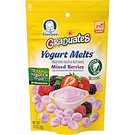 Graduates 1.0 oz Mixed Berries Freeze-Dried Yogurt & Fruit Snacks