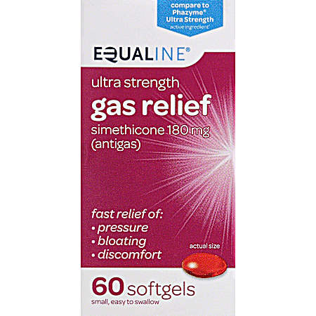Ultra Strength Gas Relief - 60 ct