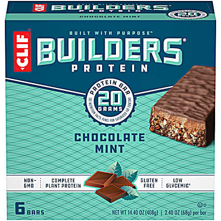 Chocolate Mint Energy Bars - 6 pk
