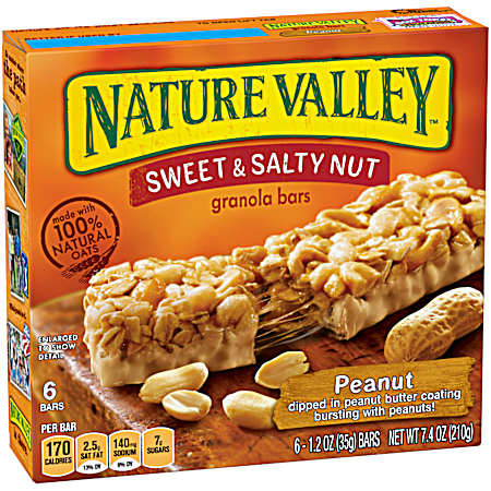 Sweet & Salty Nut Peanut Granola Bars