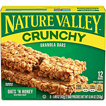 Crunchy Oats N Honey Granola Bars