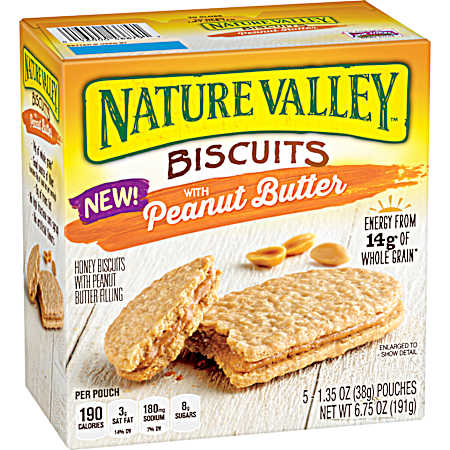 Biscuits w/ Peanut Butter - 5 Pk