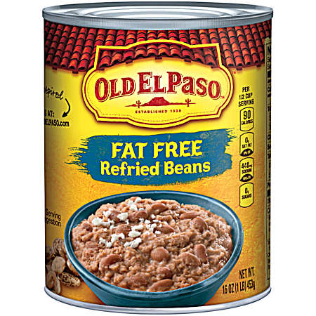 16 oz Fat-Free Refried Beans